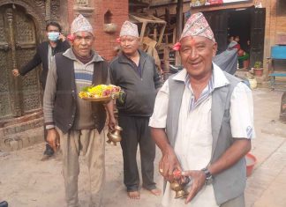 भैरवनाथ मन्दिरमा ठड्याइयो सुनको लिंगो